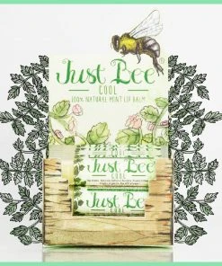 Just Bee Cosmetics Bath & Body Mint Cool Lip Balm