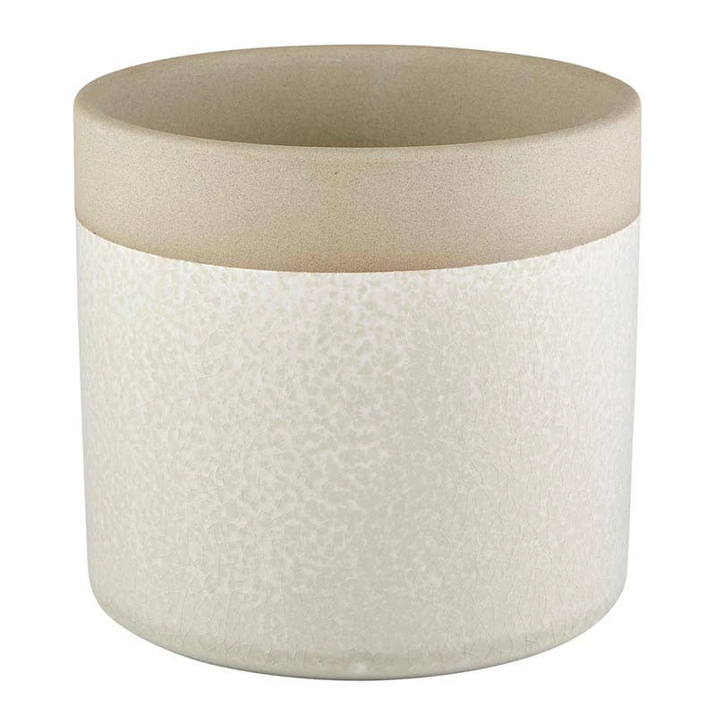 47th & Main (Creative Brands) Cream Ceramic Pot, Large 47th & Main (Creative Brands) Cream Ceramic Pot, Large