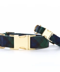 The Foggy Dog Black Watch Plaid Dog Collar Baby & Pets