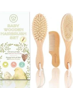 KeaBabies Baby Hair Brush And Comb Set For Newborn Bath & Body