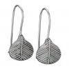 Tiger Mountain Jewelry Clothing, Accessories & Mens Joy Leaf Sterling Silver Dangle Earrings