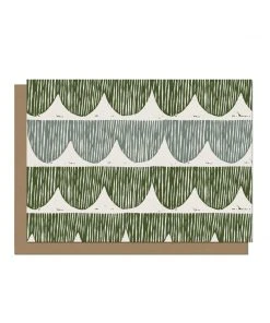 The Modern Bloc Scalloped Shapes Blank Card Cards