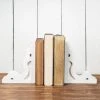 Foreside Home & Garden Kitchen & Bar White Corbel Bookends, Set Of 2