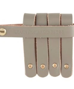 Santa Barbara Design Studio By Creative Brands Leather Napkin Ring - Grey Kitchen & Bar