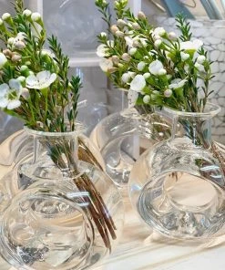 Design Imports Bud Vase Napkin Ring Set Of 4 Kitchen & Bar