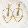 Darby Drake Jewelry & Design Paperclip Hoop Earrings Clothing, Accessories & Mens