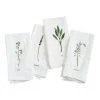June & December Kitchen & Bar Garden Herbs Napkins / Set Of 4