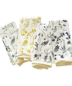 June & December Kitchen & Bar Mixed Wildflowers Napkins / Set Of 4
