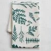 Hearth And Harrow Woodland Ferns Tea Towel (Green)