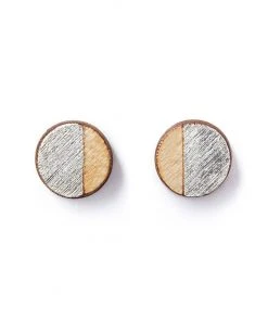 Treeline And Tide Clothing, Accessories & Mens Silver Round Studs