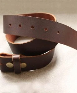 Treeline And Tide Belt Buckle - Strap, Brown Mens