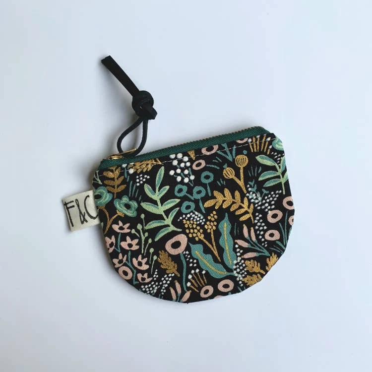 Frankie & Coco PDX Clothing, Accessories & Mens Richmond Half Moon Pouch In Midnight Metallic Gard Frankie & Coco PDX Clothing, Accessories & Mens Richmond Half Moon Pouch In Midnight Metallic Gard