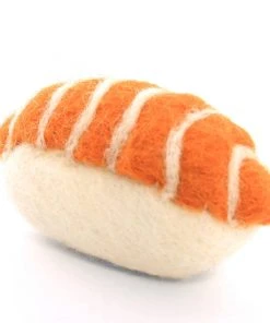 The Foggy Dog Baby & Pets Sushi Cat Toy, Salmon Nigiri