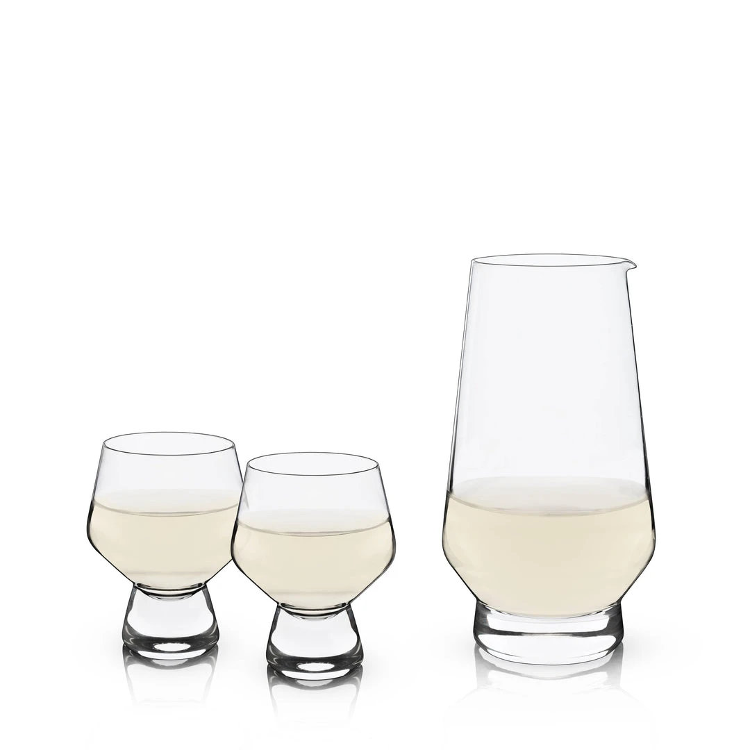 Viski Kitchen & Bar Footed Sake Set (3-Piece Set) Viski Kitchen & Bar Footed Sake Set (3-Piece Set)