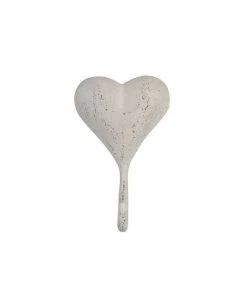 Foreside Home & Garden - White Heart Hook Home Goods