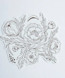 Maija Rebecca Hand Drawn Stationery Poppy Dream Stickers