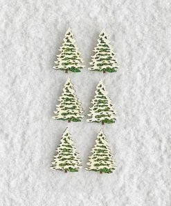 Paper Source Wholesale Seasonal Snow Covered Tree Stickers