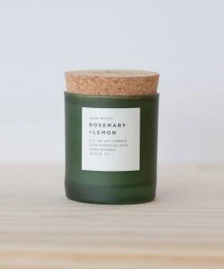Candles And Scents Slow North - Rosemary + Lemon Frosted Candle