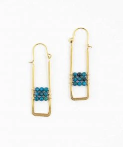 Altiplano Clothing, Accessories & Mens Framed Chrysocolla Earring