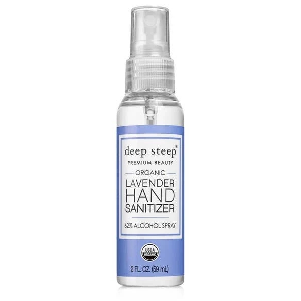 Deep Steep Hand Sanitizer Spray, Lavender (USDA Certified Organic) 2oz Poppy Picks Deep Steep Hand Sanitizer Spray, Lavender (USDA Certified Organic) 2oz Poppy Picks
