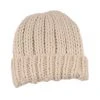 Jeanne Simmons Accessories Ivory Knitted Beanie