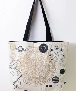 Cognitive Surplus - Astronomy Canvas Shoulder Tote Clothing, Accessories & Mens