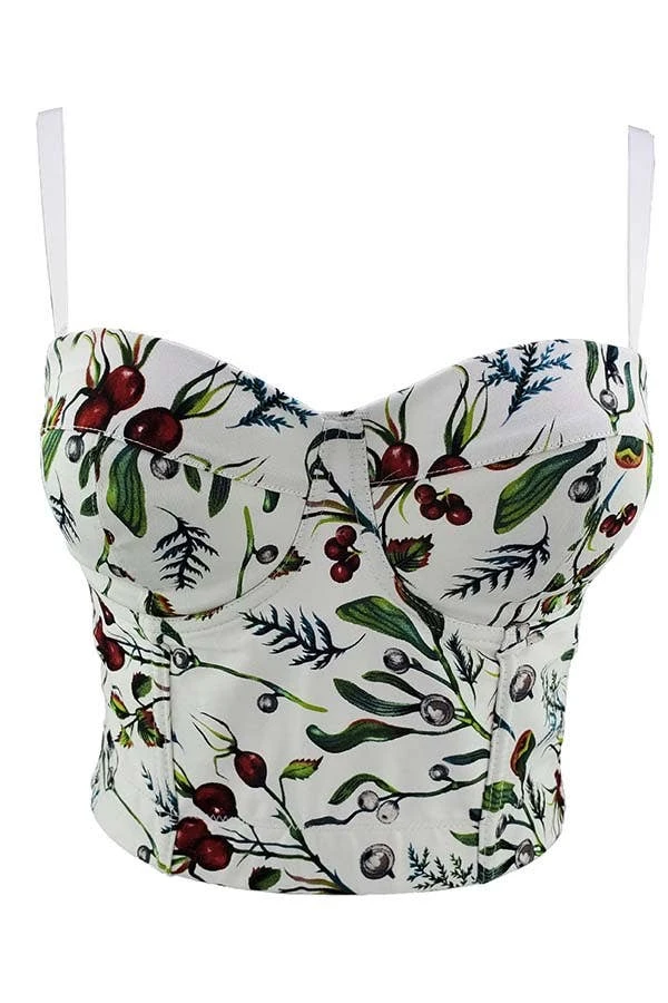 ESLEY Floral Print Cropped Bralette Clothing, Accessories & Mens ESLEY Floral Print Cropped Bralette Clothing, Accessories & Mens
