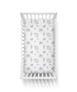 Goumikids Baby & Pets Crib Sheet - Abstract Floral