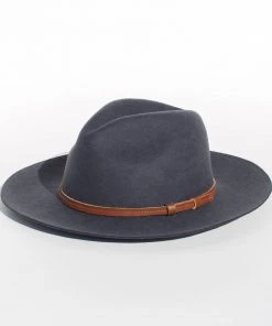 Elegancia Tropical Hats Rancher Style Gray Felt Hat