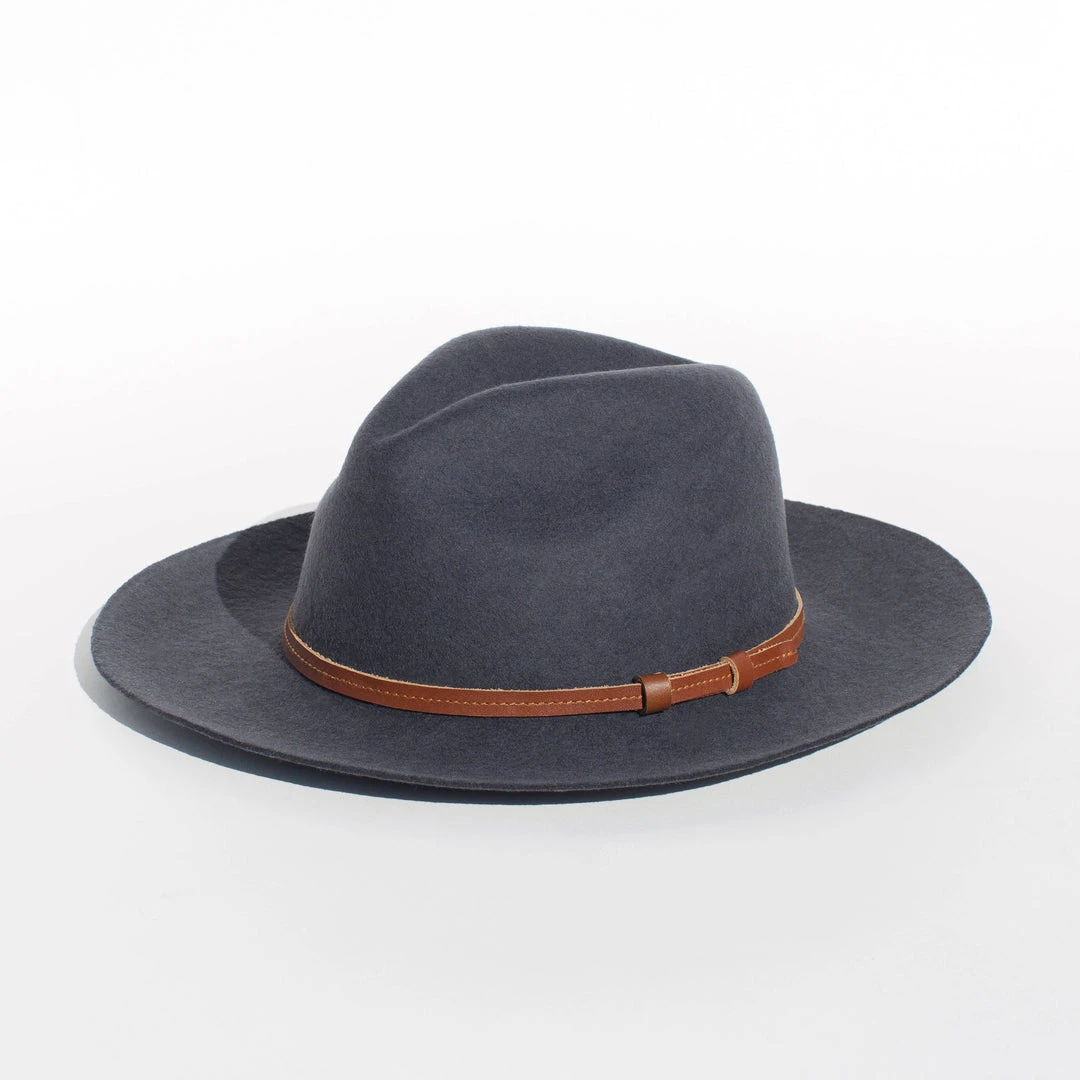 Elegancia Tropical Hats Rancher Style Gray Felt Hat Elegancia Tropical Hats Rancher Style Gray Felt Hat