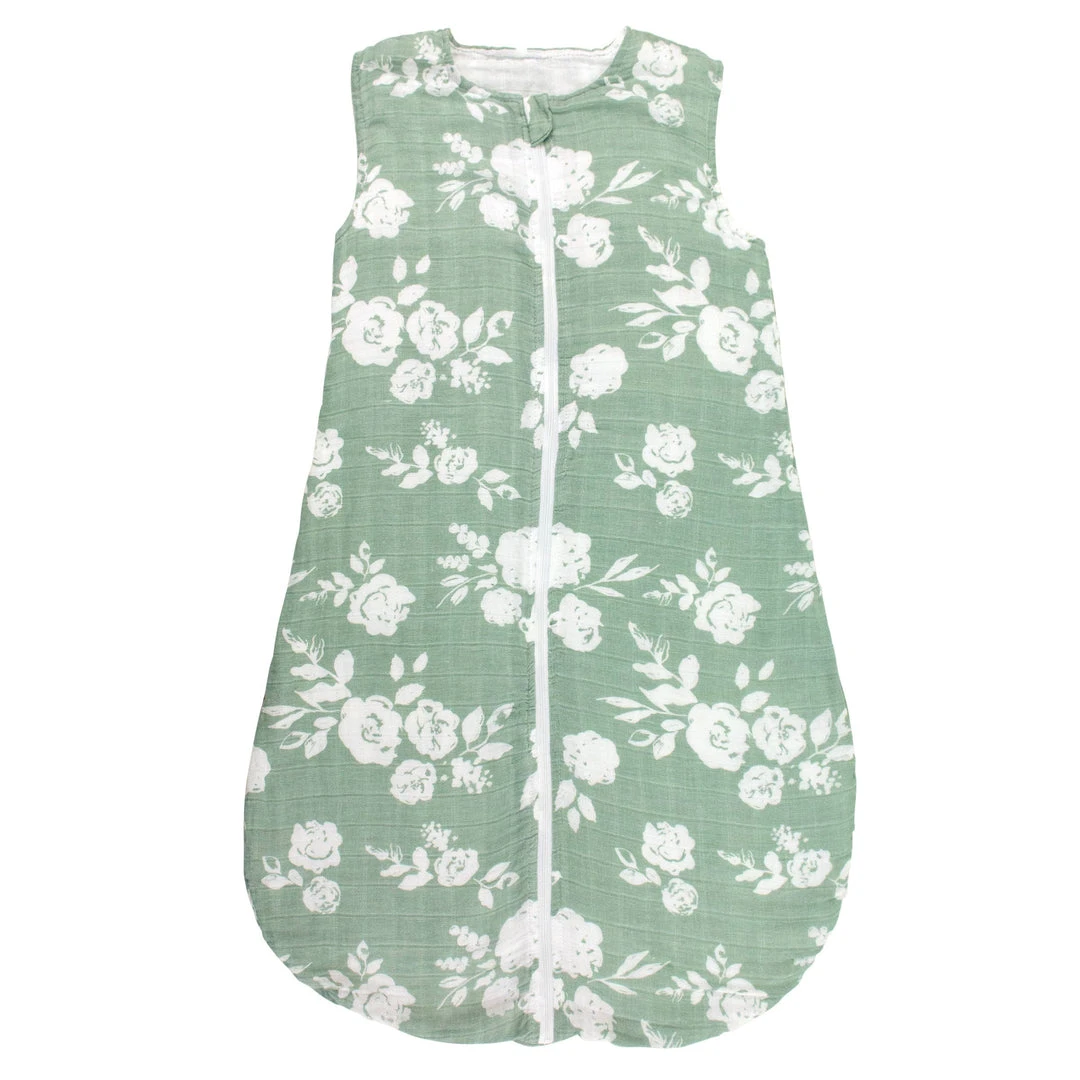 Bebe Au Lait Vintage Floral Muslin Bedtime Sleeper - 6-12 Months Bebe Au Lait Vintage Floral Muslin Bedtime Sleeper - 6-12 Months