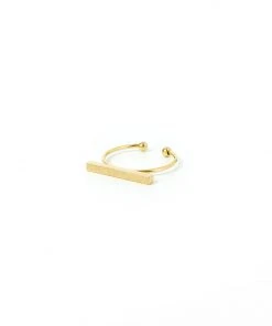 Splendid Iris Gold Adjustable Bar Ring Clothing, Accessories & Mens