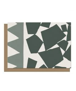 The Modern Bloc Mixed Up Shapes Blank Card Stationery