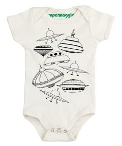 Supermaggie Clothing, Accessories & Mens UFOs Organic Onesie