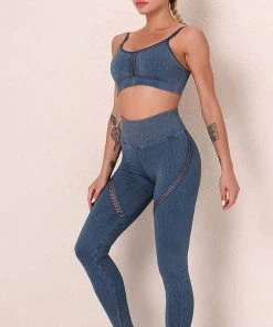 ESLEY Clothing, Accessories & Mens Pierced Two Pieces Set Activewear