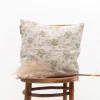 Linen Tales Pillows Linen Floral Print Cushion Cover