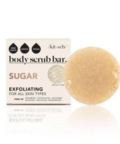 KITSCH Bath & Body Sugar Exfoliating Body Scrub Bar