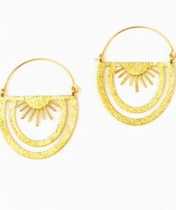 Altiplano Rainbow Rays Hoop Earrings Clothing, Accessories & Mens