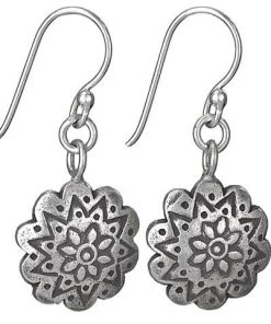 Tiger Mountain Jewelry Clothing, Accessories & Mens Outdoor Explorer Sterling Silver Flower Earrings