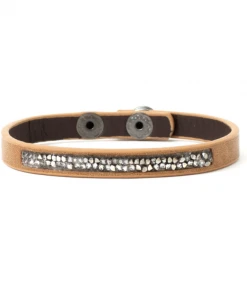 Splendid Iris Tan Shimmer Charcoal Bracelet Clothing, Accessories & Mens