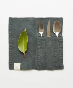 Linen Tales Cutlery Pockets - Set Of 2