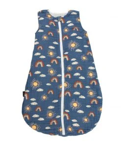 Bebe Au Lait Baby & Pets Hello Sunshine Muslin Bedtime Sleeper