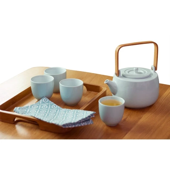 CasaWare Kitchen & Bar 7Pc White Tea Set Serenity CasaWare Kitchen & Bar 7Pc White Tea Set Serenity