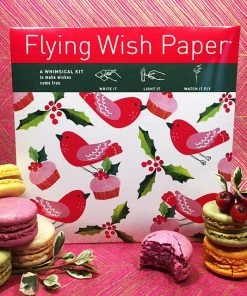 Christmas Cake Flying Wish Paper