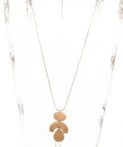 Panache Accessories Rainbow Brass Pendant Necklace