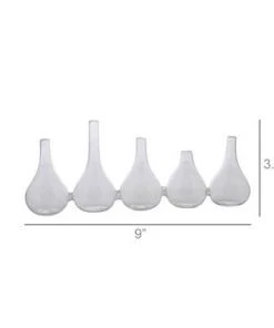 HomArt Vases Quintet Glass Vase
