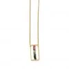 The Didi Jewelry Project Clothing, Accessories & Mens Tourmaline Rectangle Necklace
