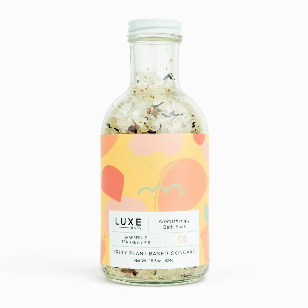 Cait + Co Grapefruit, Tea Tree + Fir Aromatherapy Bath Salt Soak Cait + Co Grapefruit, Tea Tree + Fir Aromatherapy Bath Salt Soak