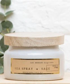 The Urban Wax Refinery Sea Spray & Sage Scented Candle