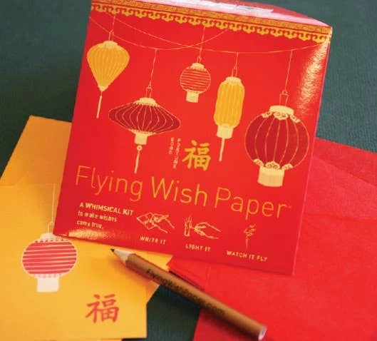 Seasonal Good Fortune Flying Wish Paper Seasonal Good Fortune Flying Wish Paper